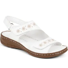Dual Strap Embellished Sandals - DRTMA37015 / 324 735