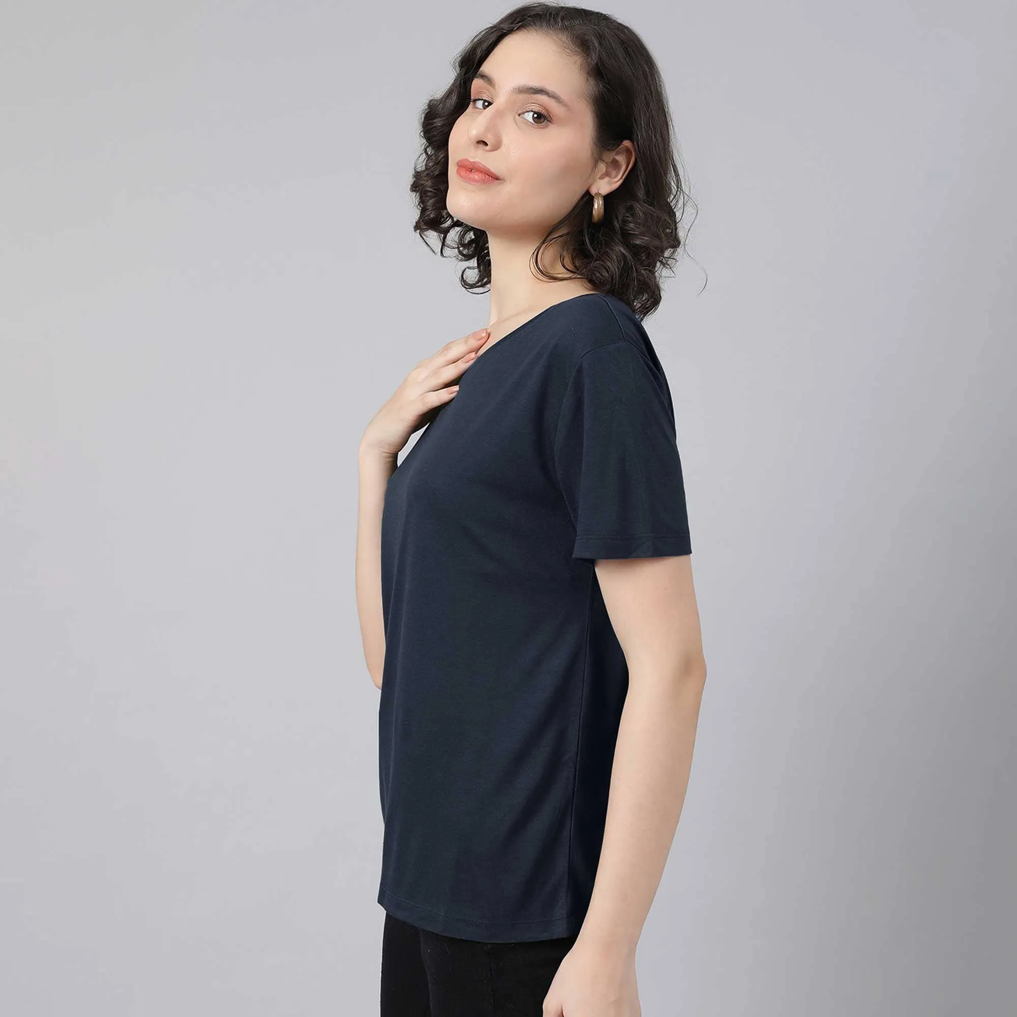 East West By Polo Republica Women's Short Sleeve Tee Shirt