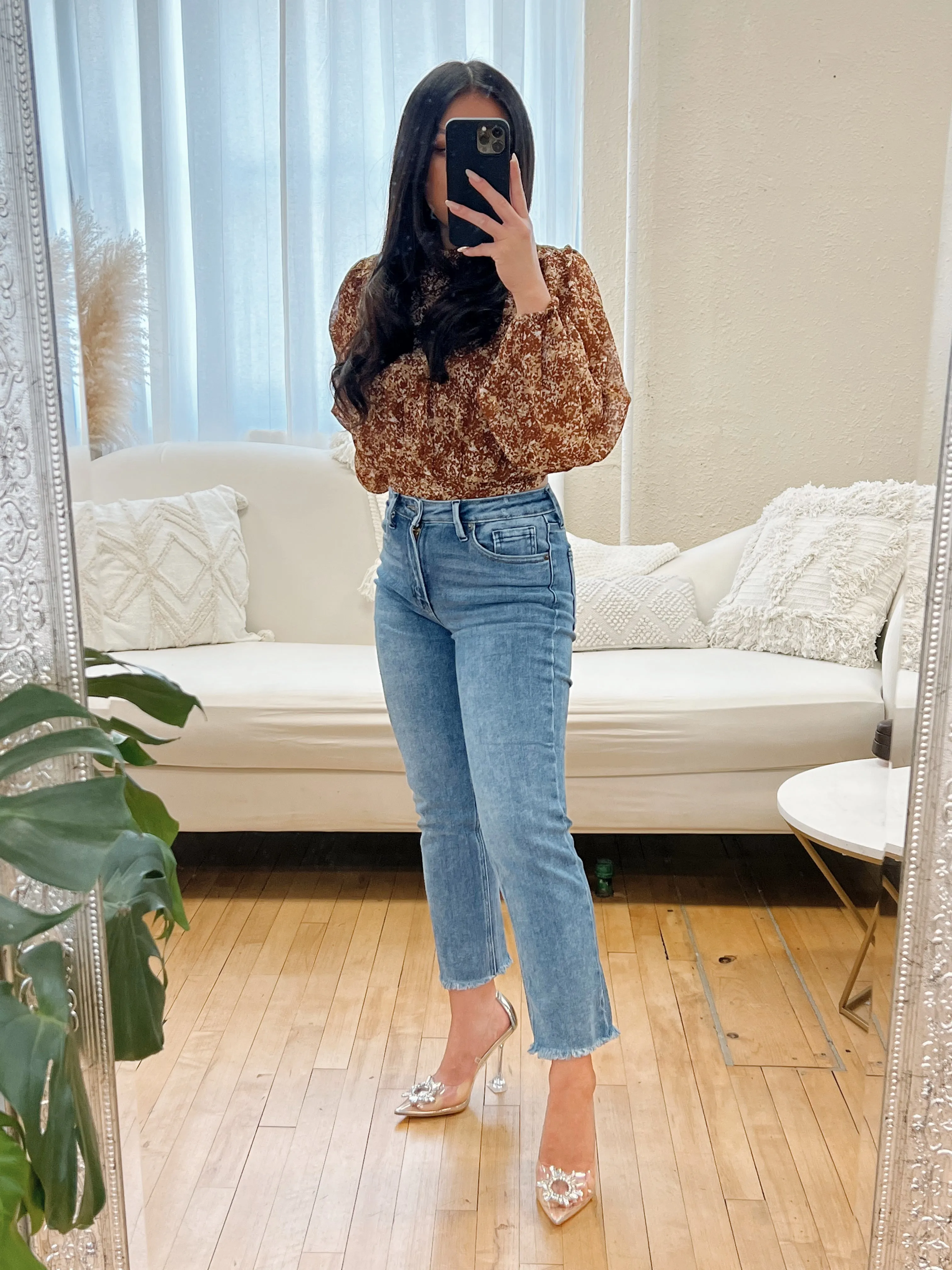 Evelyn Crystal Clear Heels