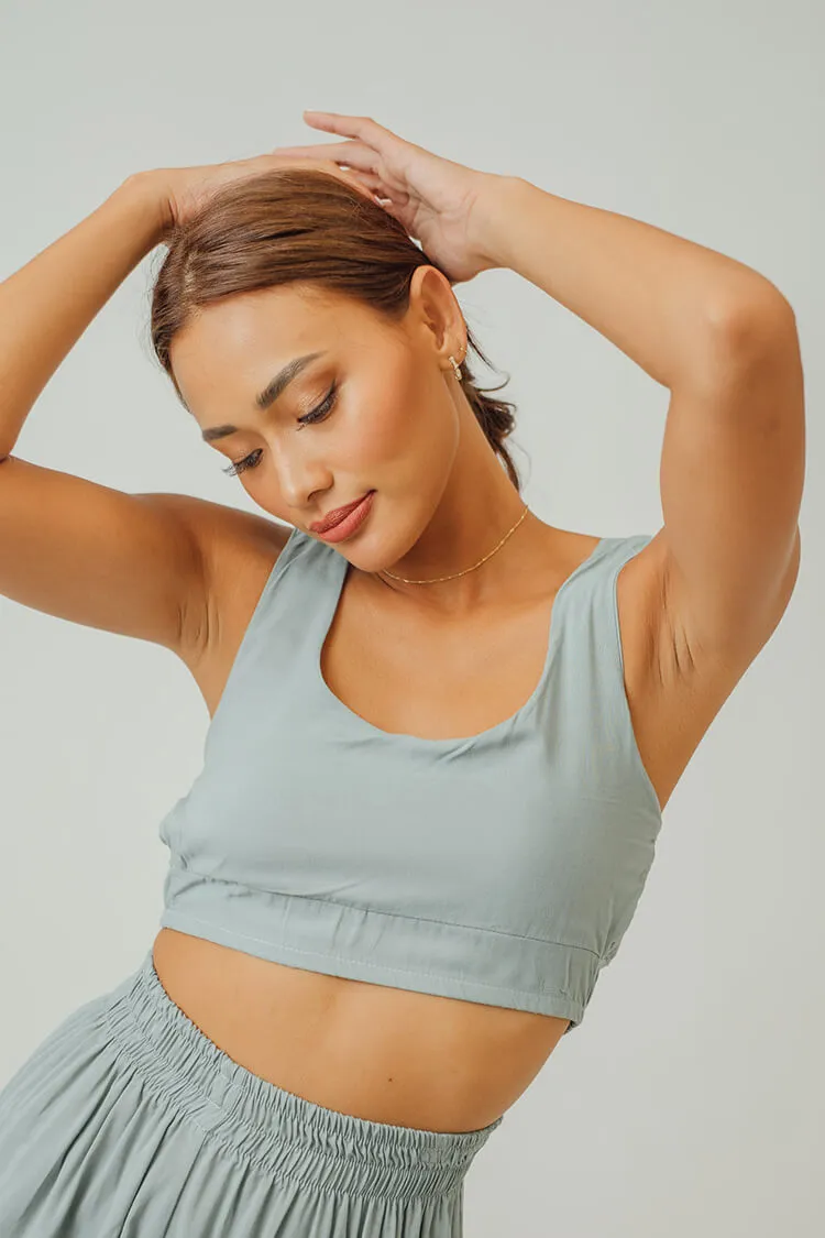 Faye Cropped Tank and Shorts Set