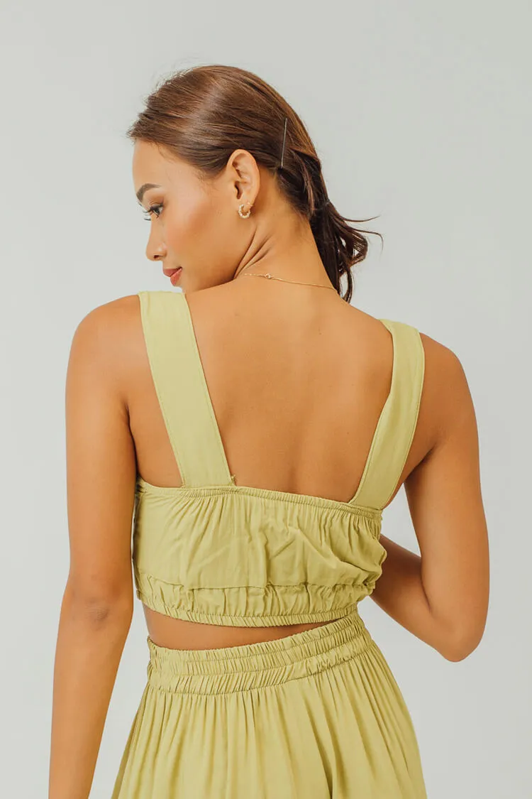 Faye Cropped Tank and Shorts Set