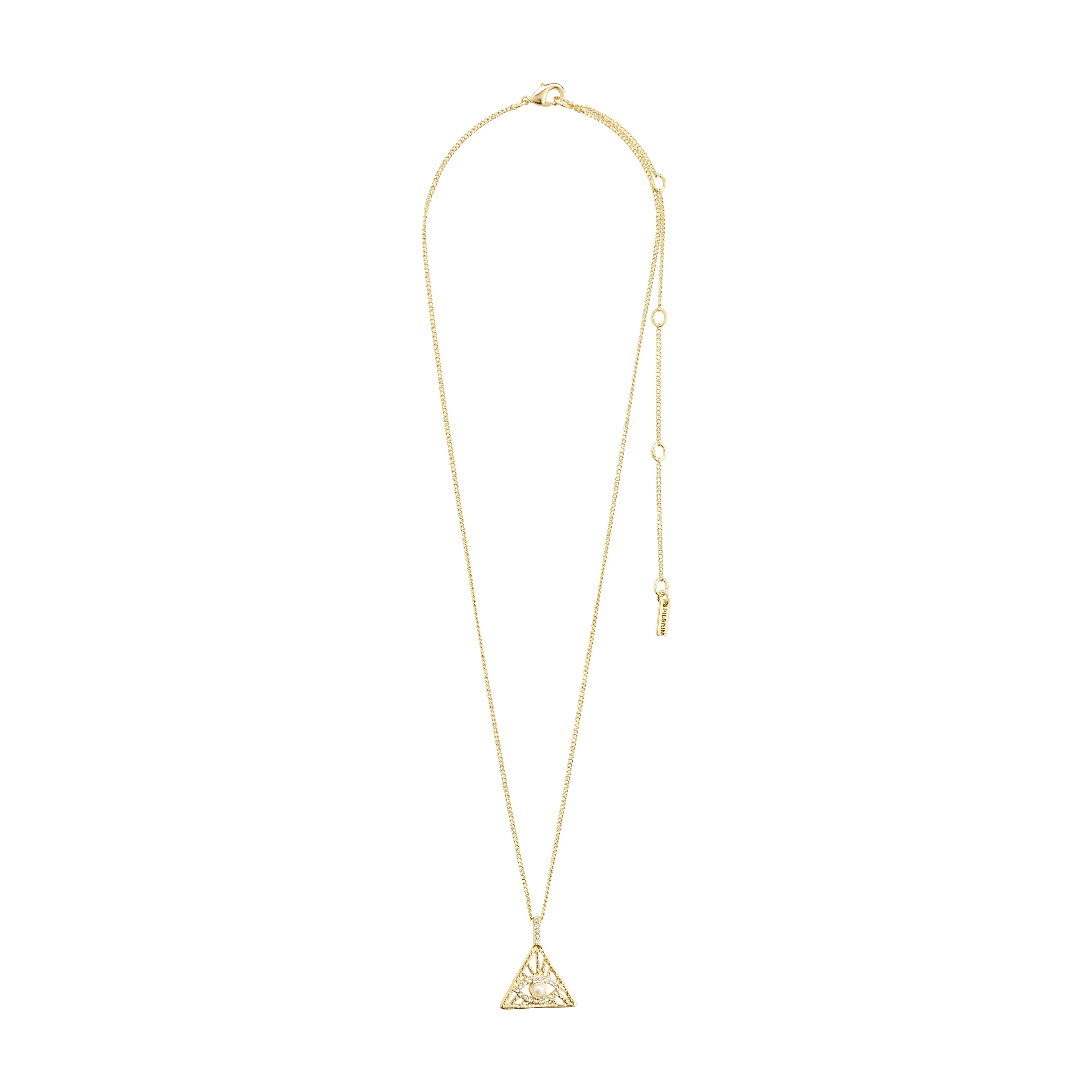 FOCUS recycled necklace gold-plated