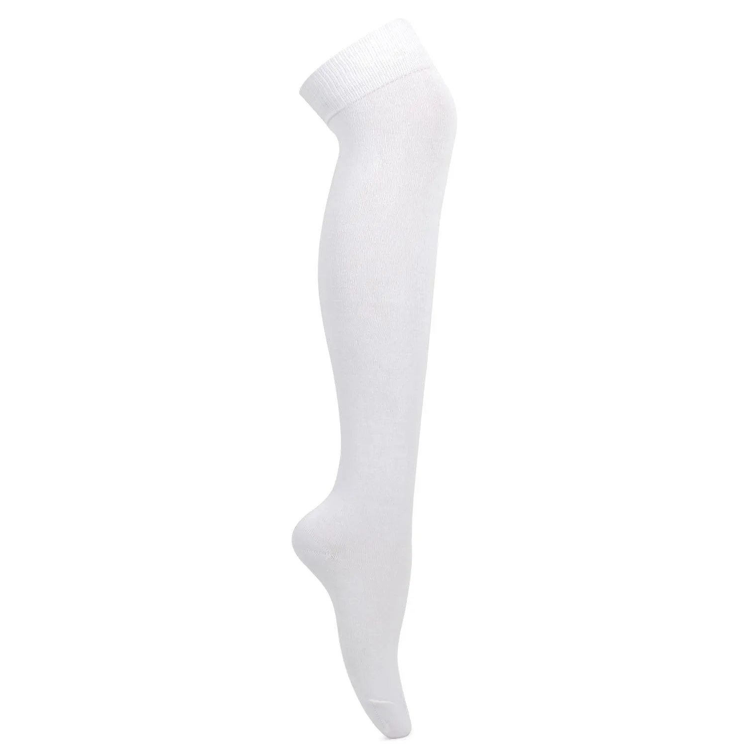Formal Stockings For School Girls in Single - White