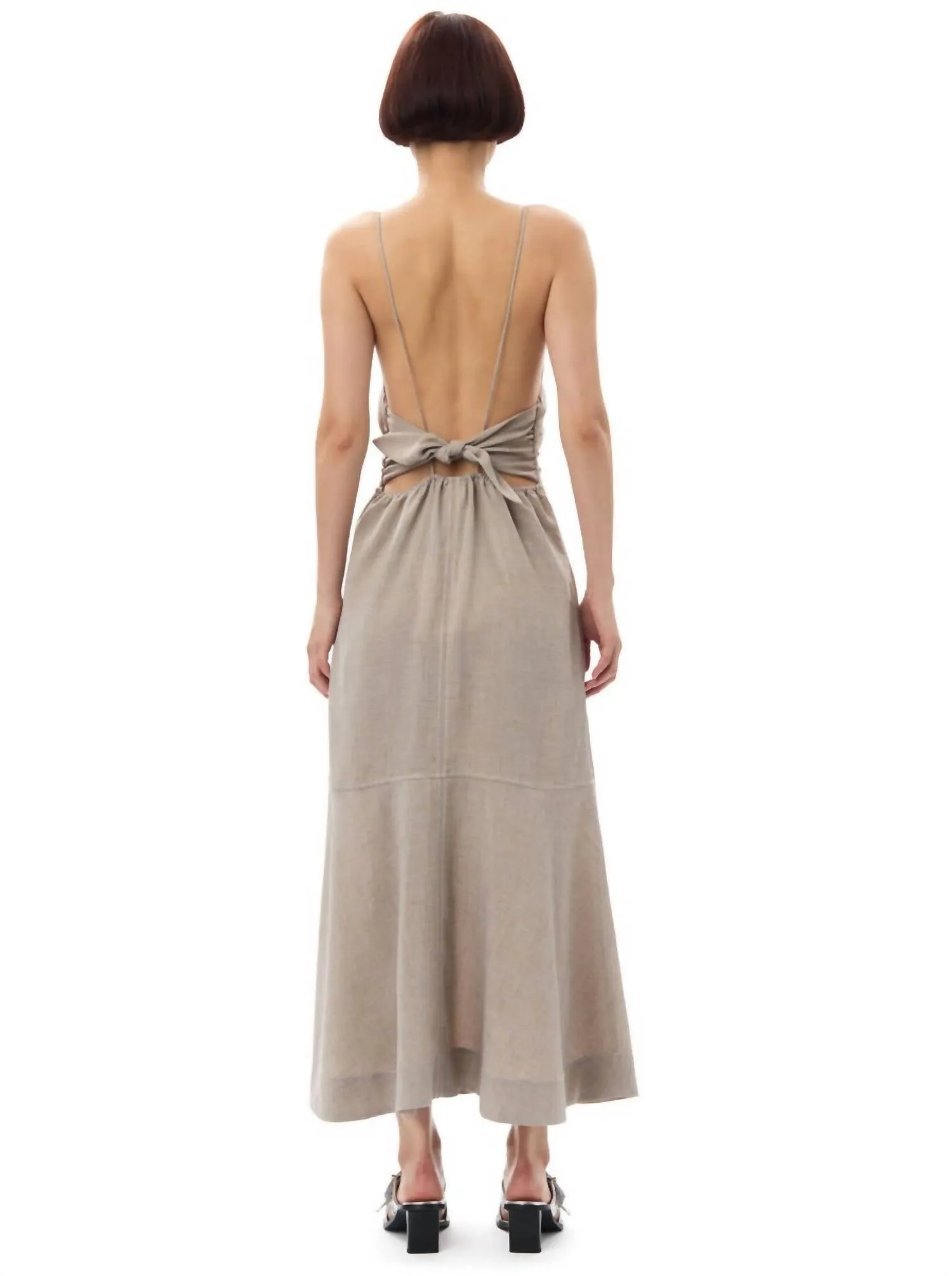 Ganni - Alfalfa Suiting Long Dress