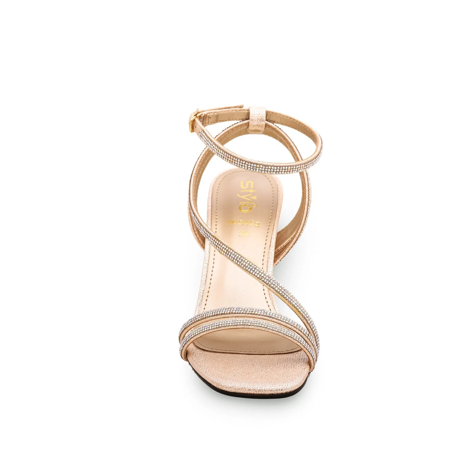 Golden Fancy Bridal Sandal FN5852