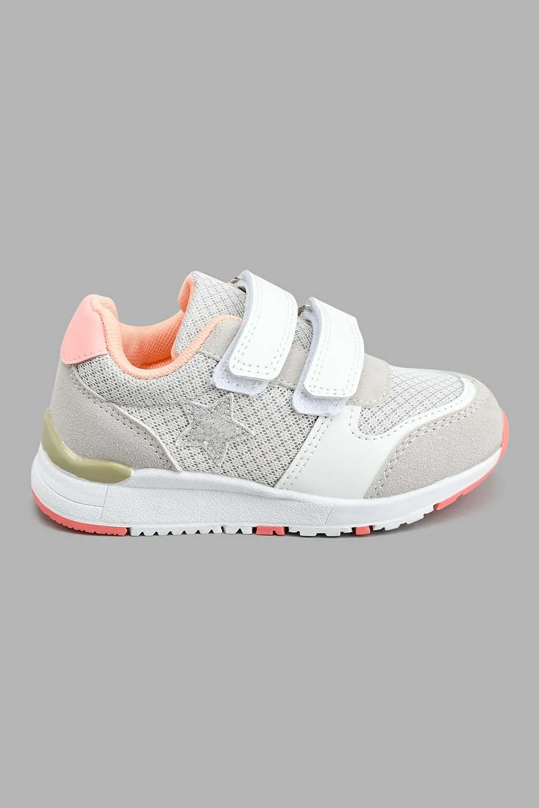 Grey Star Trim Sneaker