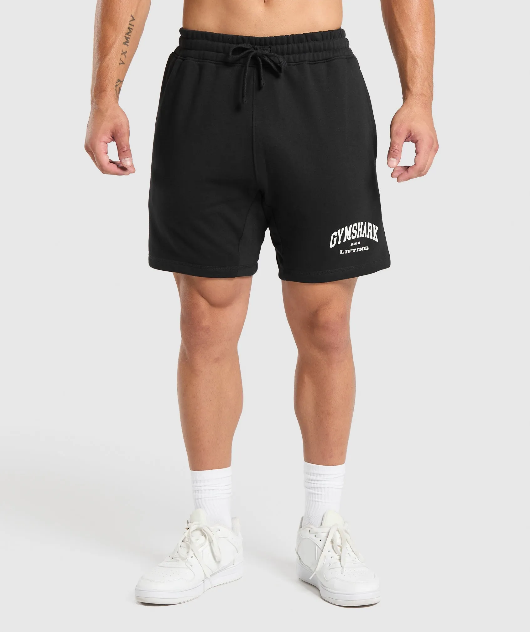 Gymshark 2012 Lifting Shorts - Black