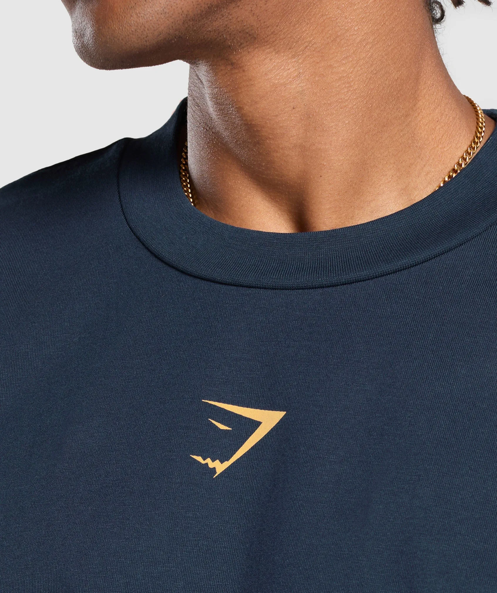 Gymshark British Lifting Goods Graphic T-Shirt - Navy