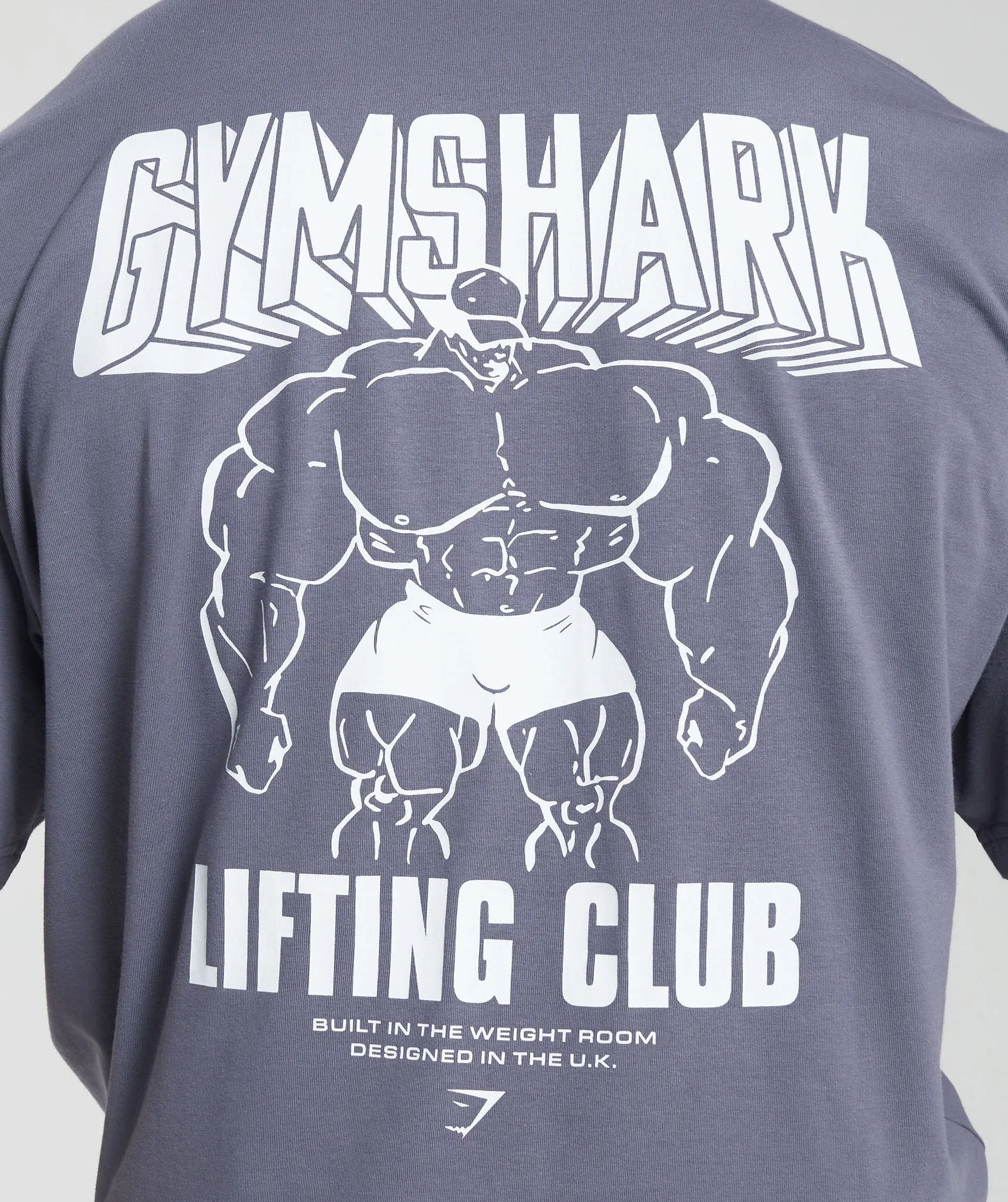Gymshark Cartoon Lifting T-Shirt - Dewberry Purple