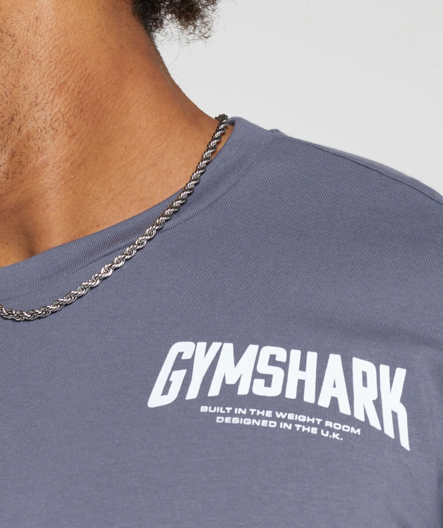 Gymshark Cartoon Lifting T-Shirt - Dewberry Purple