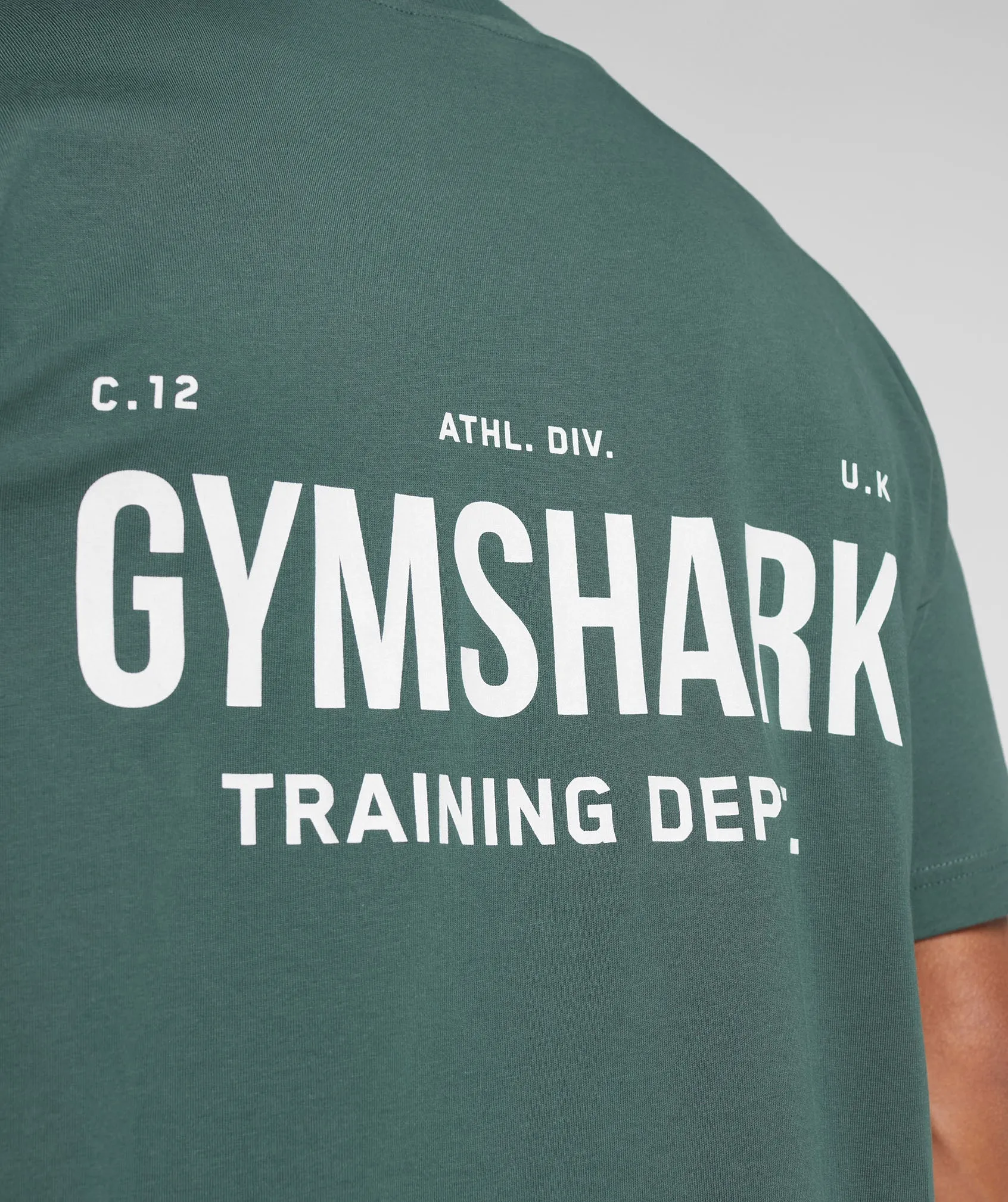 Gymshark Training Dept. T-Shirt - Fog Green