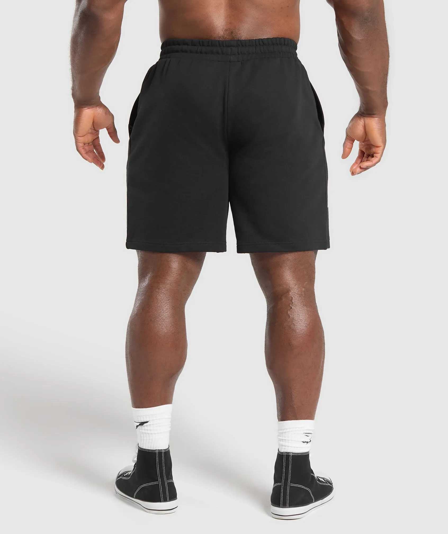 Gymshark Trophy Graphic Shorts - Black