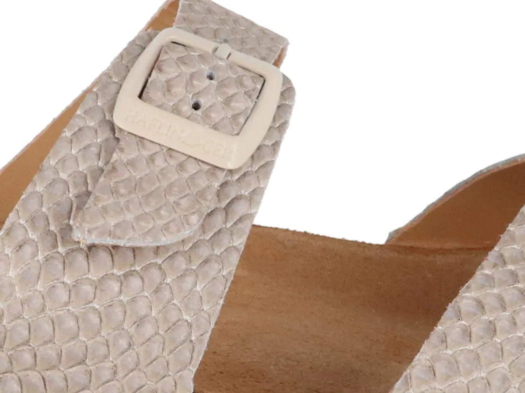 HAFLINGER Women Toe Separator Sandals 'Bio Juno', sand