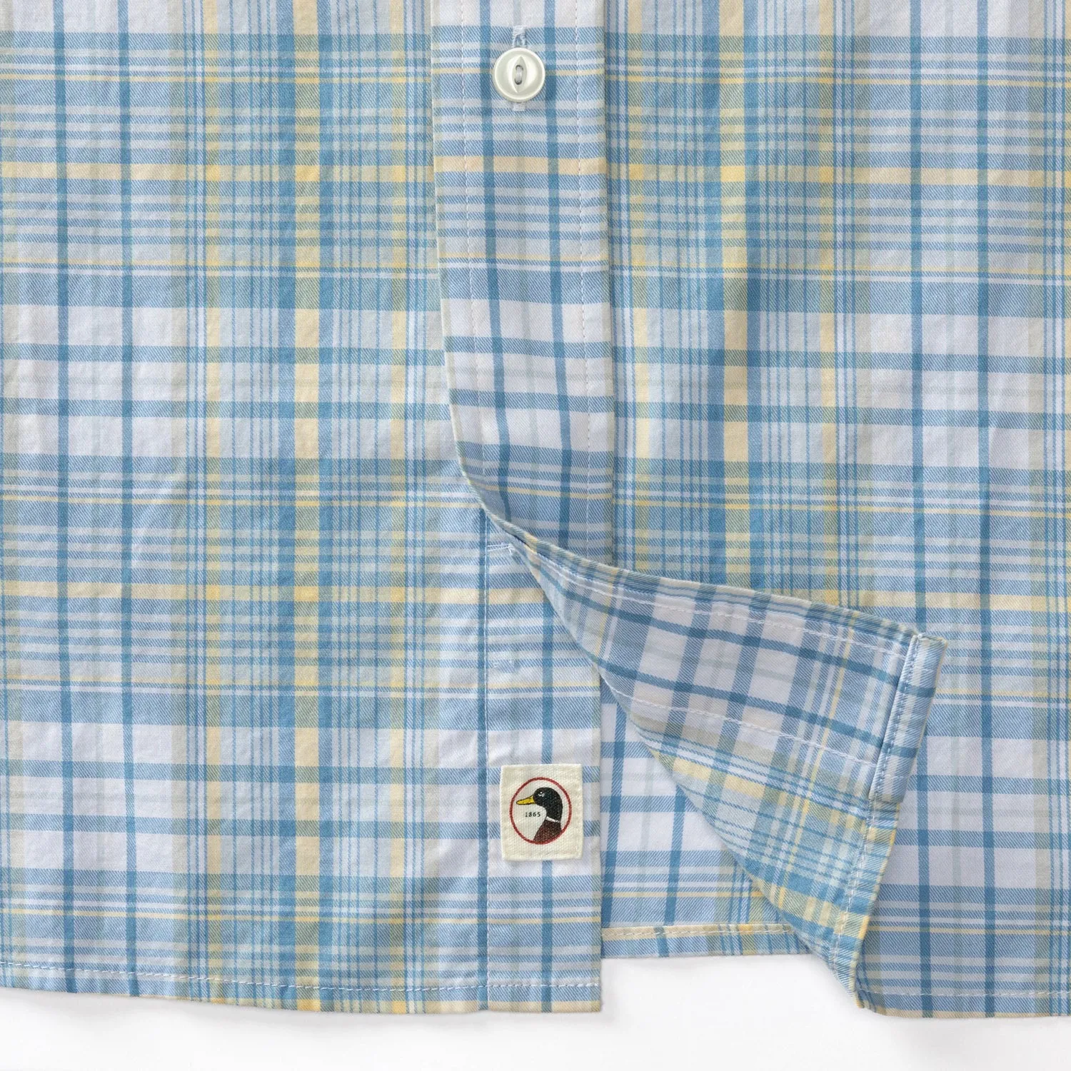 Harkins Plaid Cotton Twill Sport Shirt
