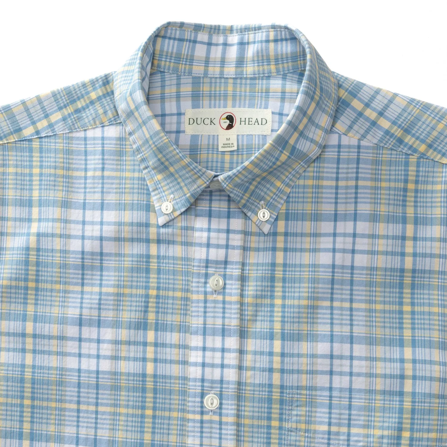 Harkins Plaid Cotton Twill Sport Shirt