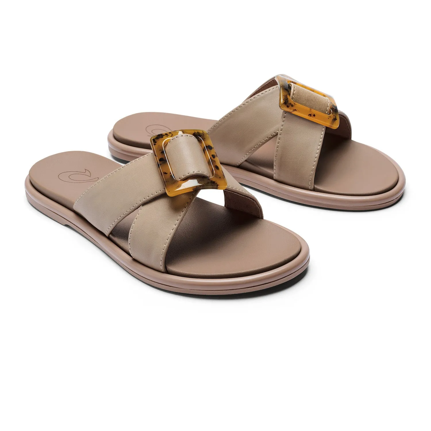 LA'I Slide - Taupe/Taupe