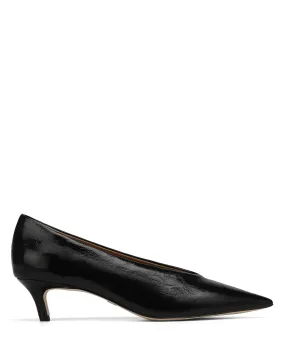 London Black Soft Crinkle