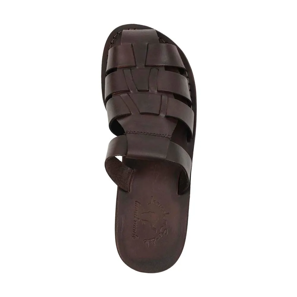 Michael Slide - Leather Pacific Slide Sandal | Brown