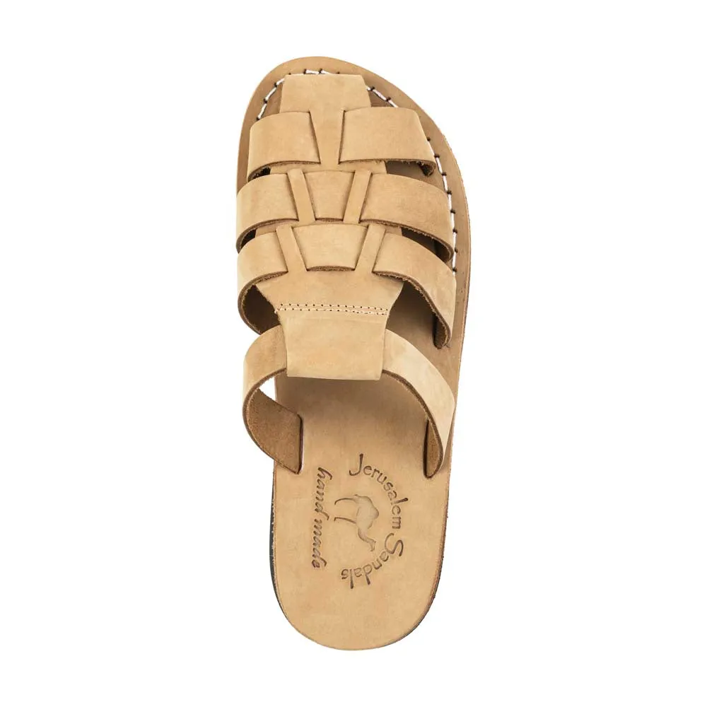 Michael Slide - Leather Pacific Slide Sandal | Yellow Nubuck