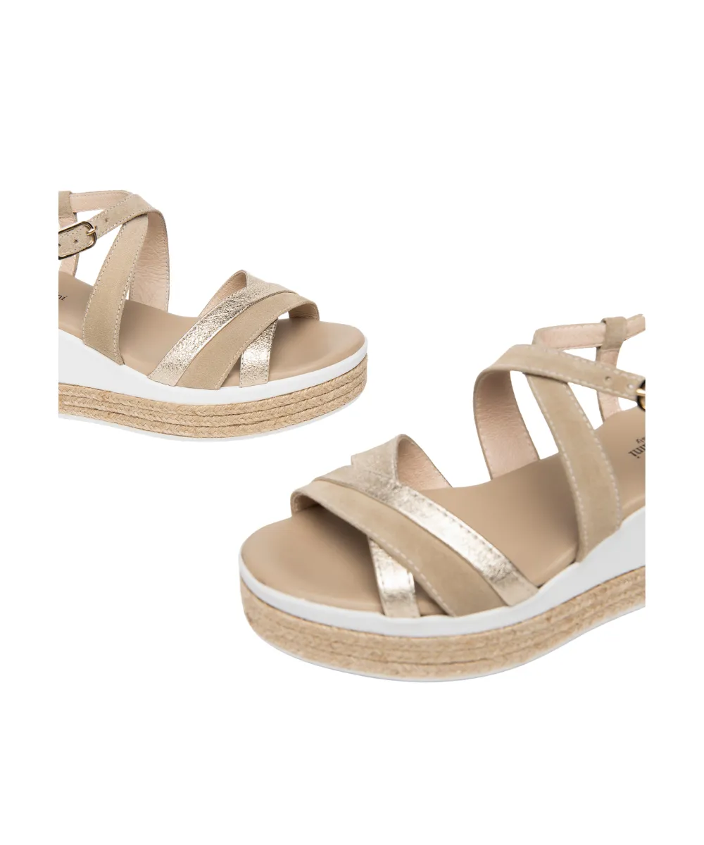 NERO GIARDINI WOMENS SUEDE WEDGES