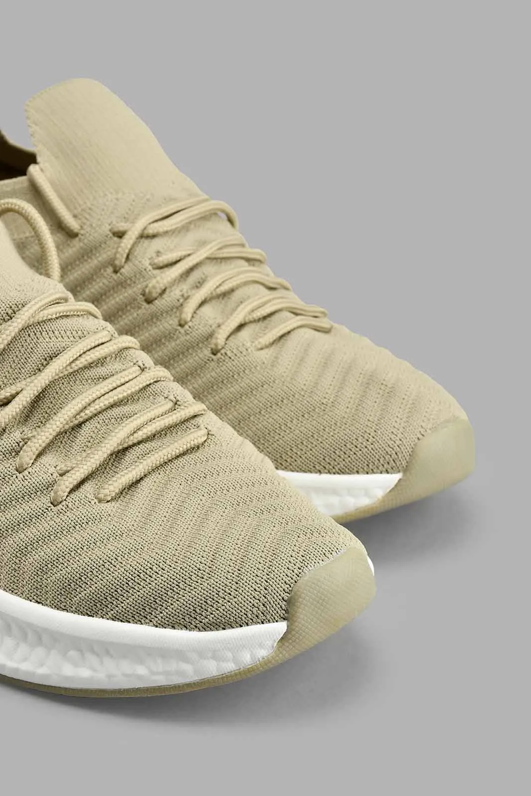 Olive Knitted Sneaker