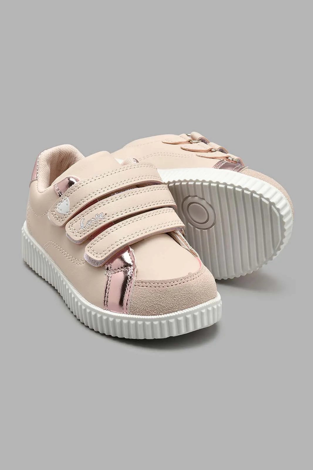 Pink Heart Sneaker
