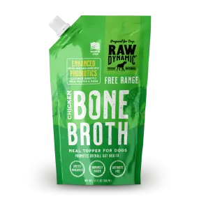 Raw Dynamic Free Range Chicken Bone Broth For Dogs