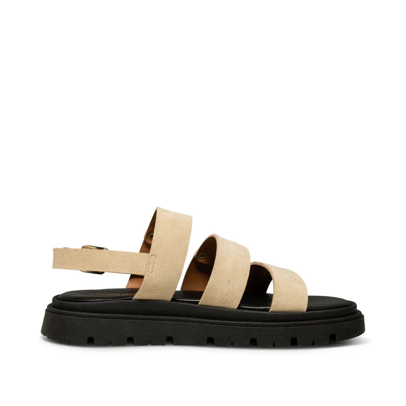 Rebecca slingback suede - TAUPE