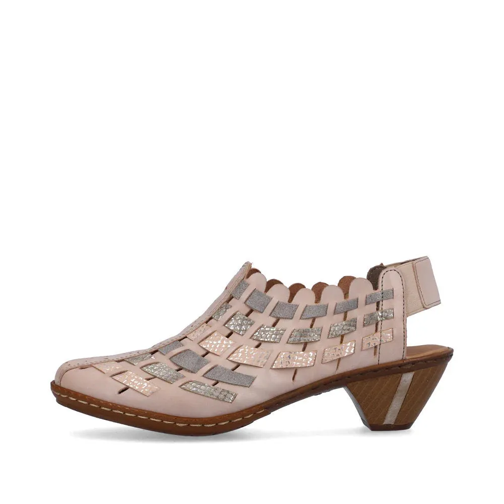 RIEKER 46778 WOVEN LEATHER SLING ROSEM ULTI