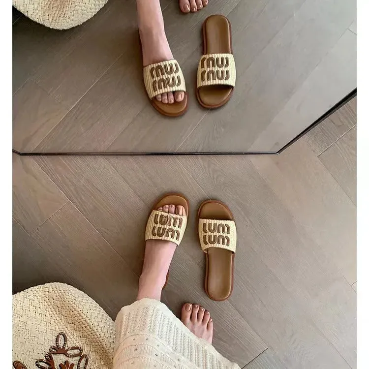 Sabella | Luxury Woven Flat Sandals