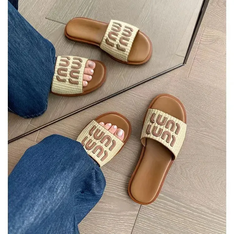 Sabella | Luxury Woven Flat Sandals