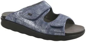 SAS Cozy Slide Sandal - Silver Blue