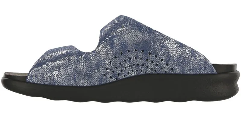 SAS Cozy Slide Sandal - Silver Blue