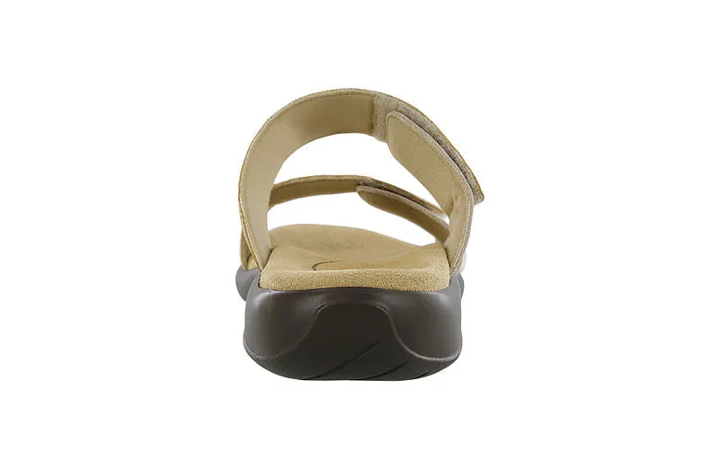 SAS Nudu Slide Leather Sandal - Golden