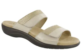 SAS Nudu Slide Leather Sandal - Golden