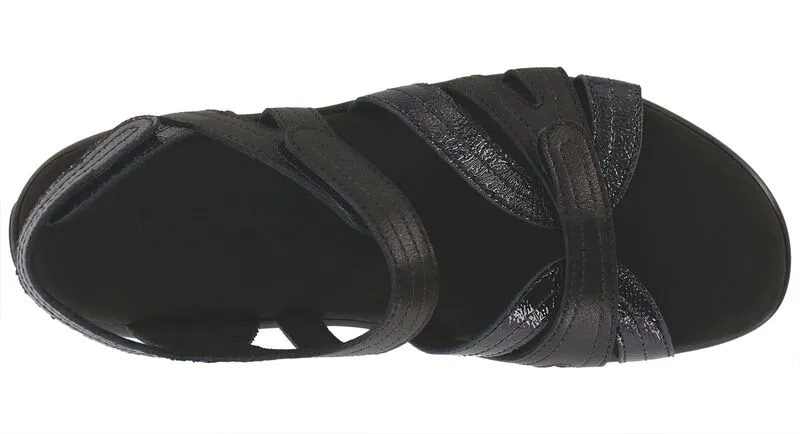 SAS Pier Heel Strap Sandal - Black Sand