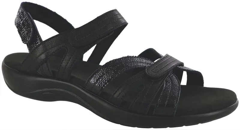SAS Pier Heel Strap Sandal - Black Sand