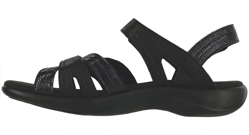 SAS Pier Heel Strap Sandal - Black Sand