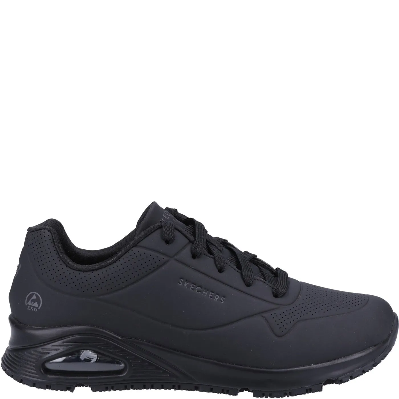 Skechers Workwear Work Relaxed Fit: Uno SR Safety Shoe O1 Black