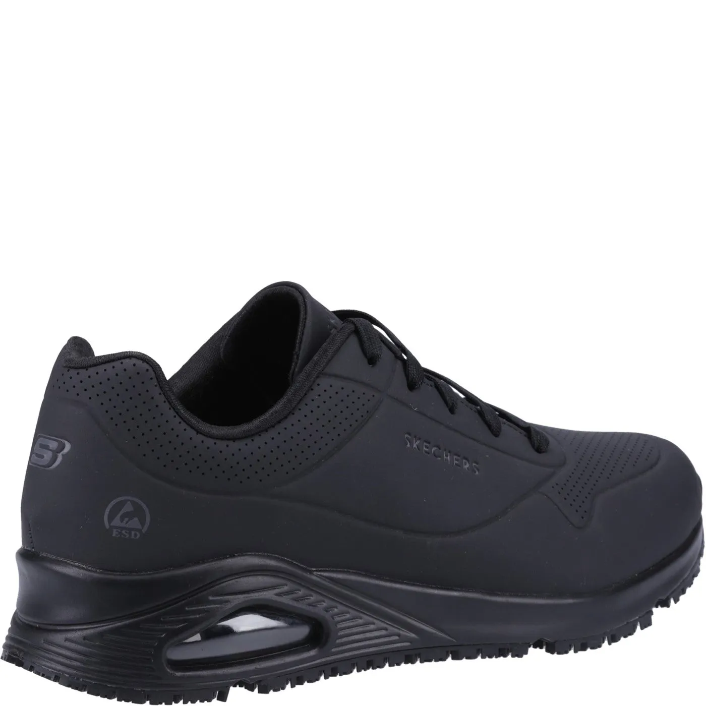 Skechers Workwear Work Relaxed Fit: Uno SR Safety Shoe O1 Black