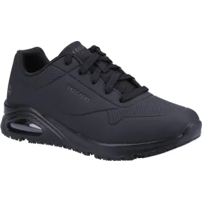 Skechers Workwear Work Relaxed Fit: Uno SR Safety Shoe O1 Black