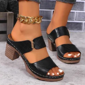 Stylish block heel sandals for any occasion