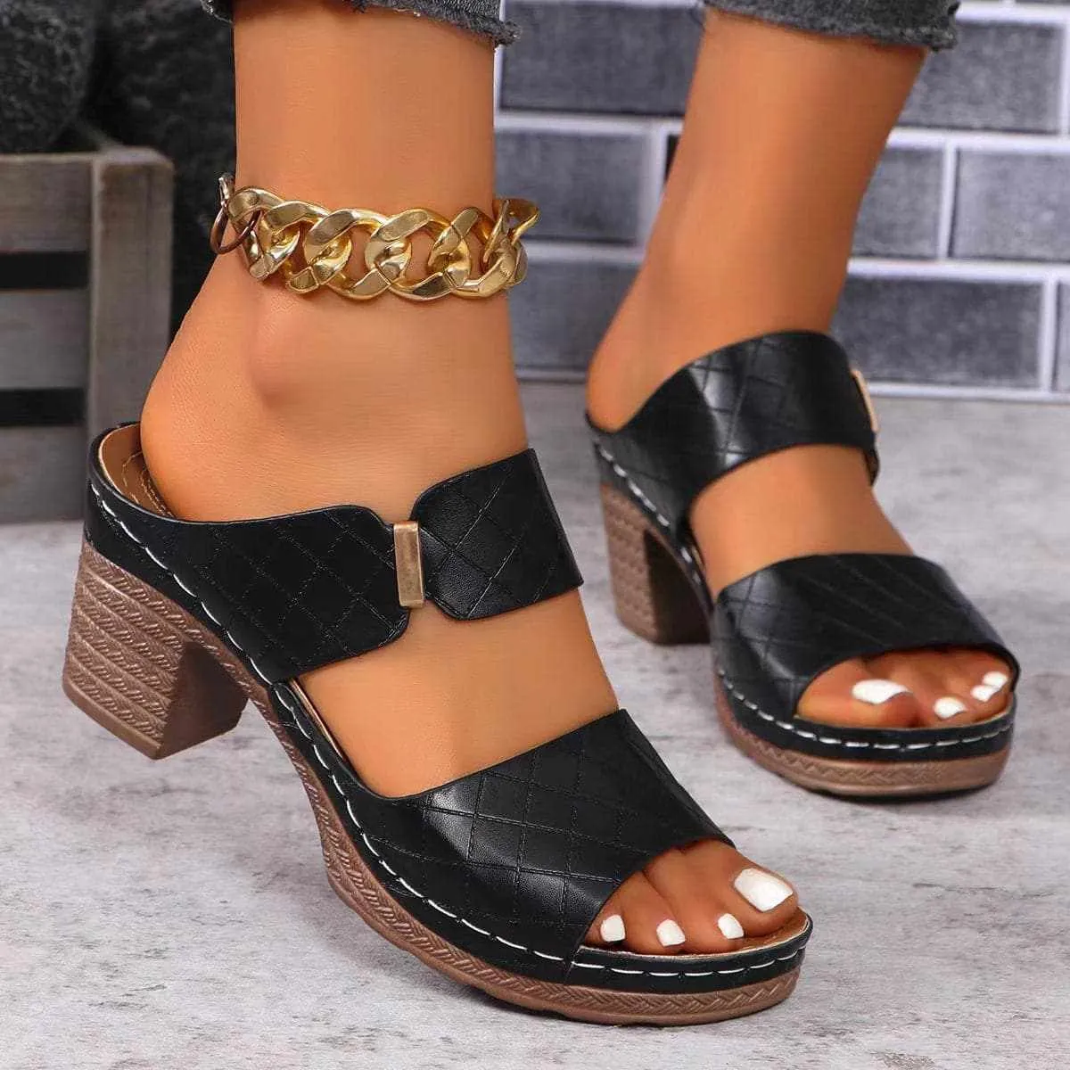 Stylish block heel sandals for any occasion