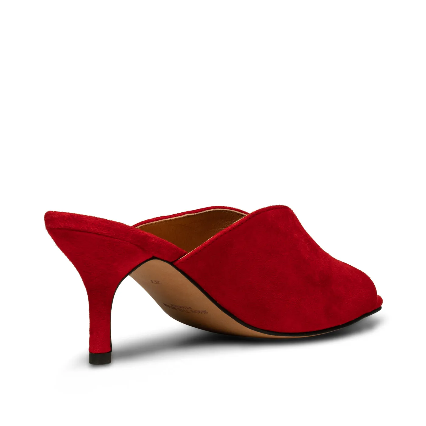 Valentine sandal ruskind - Fire Red