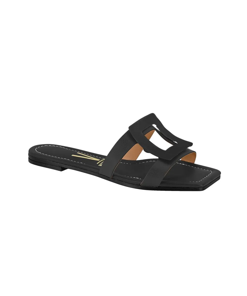 VIZZANO WOMEN FLATS SANDALS IN BLACK