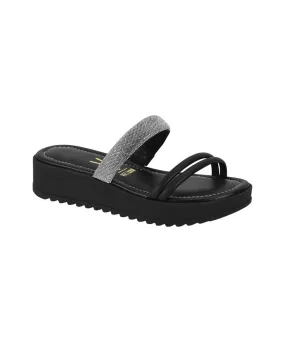 VIZZANO WOMEN FLATS WITH DIAMONDS AND HIGH SOLE