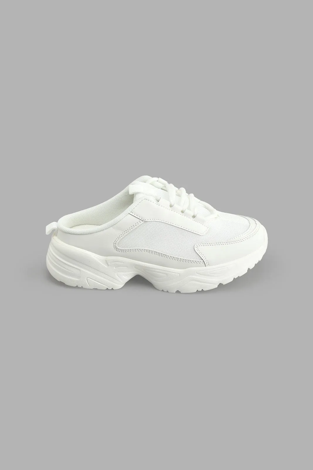 White Mule Sneaker