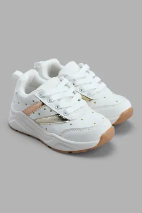White Star Print Sneaker