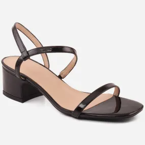 Women "LISA" Block Heel Flexi Ankle Strap Sandals