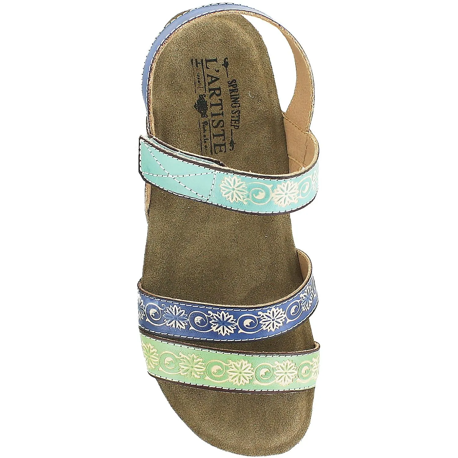 Women's L'Artiste by Spring Step Paldina Blue Multi Leather
